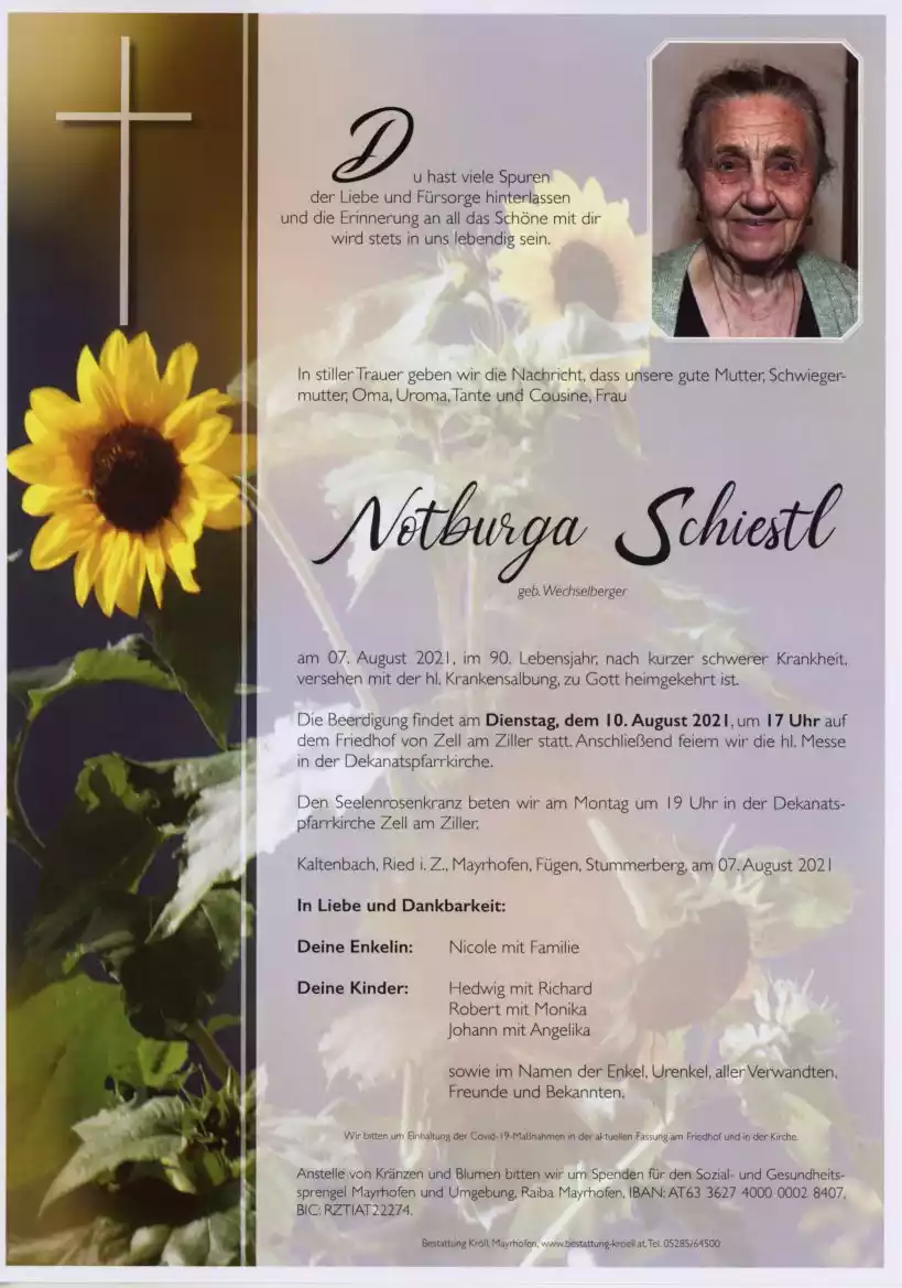 Parte von Notburga Schiestl